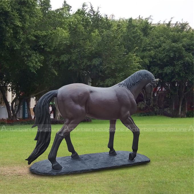 bronze horse statue life size