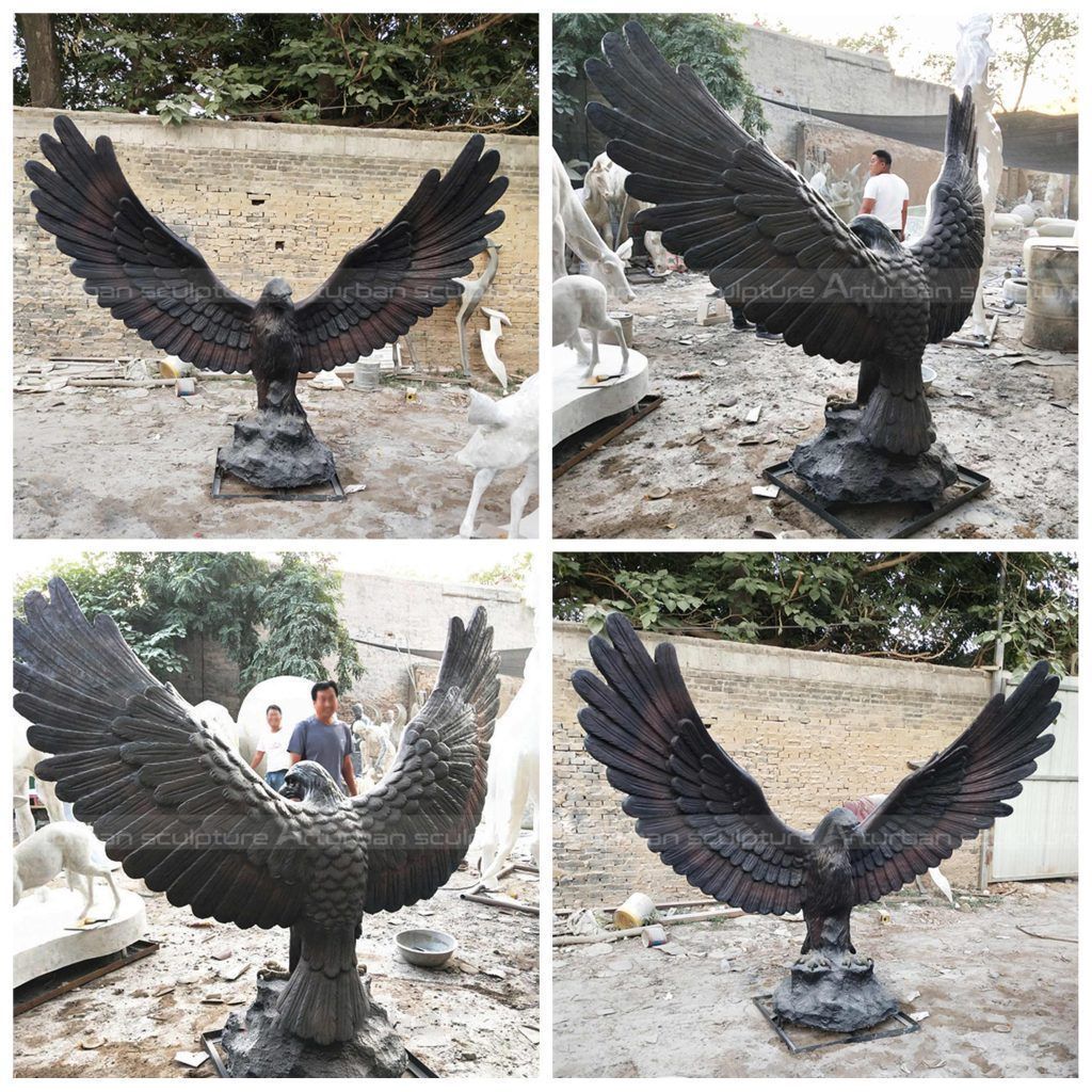 outdoor eagle sculpture