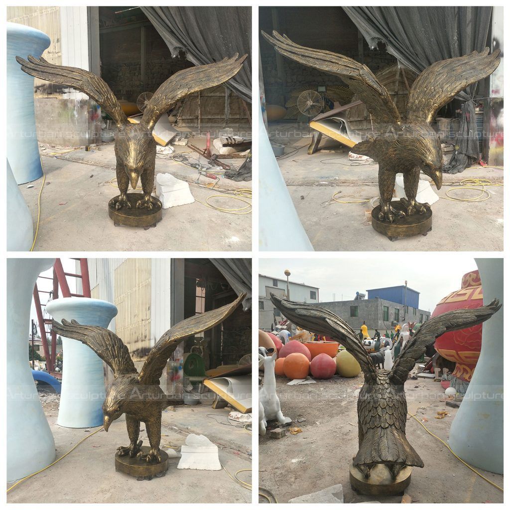 eagle bronze statue