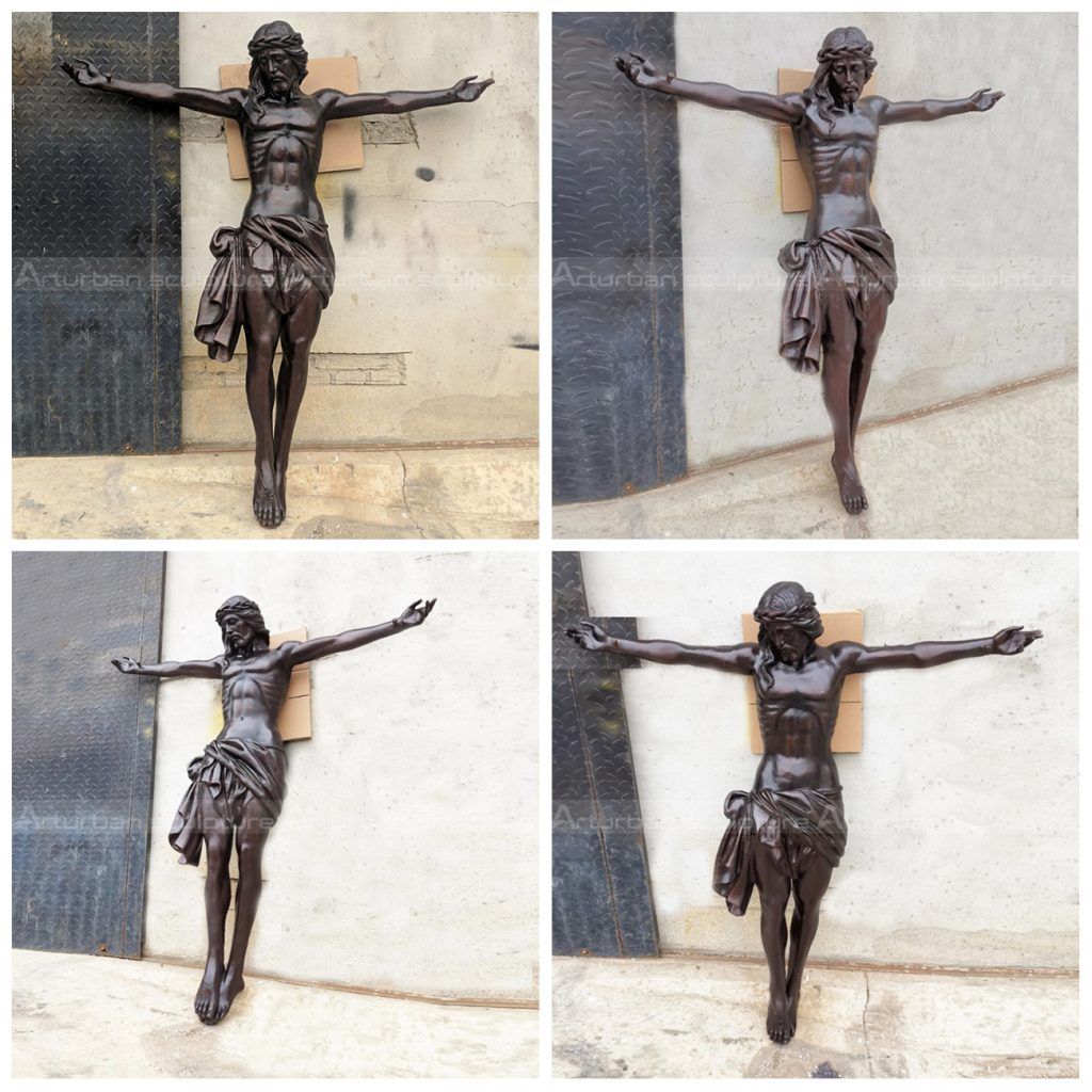 crucified jesus statue