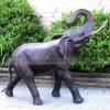 outdoor elephant water feature