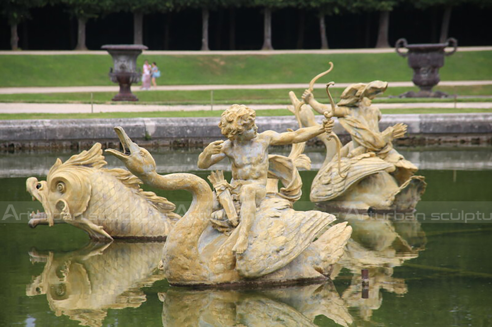 cherub statue