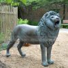 lion roaring statue
