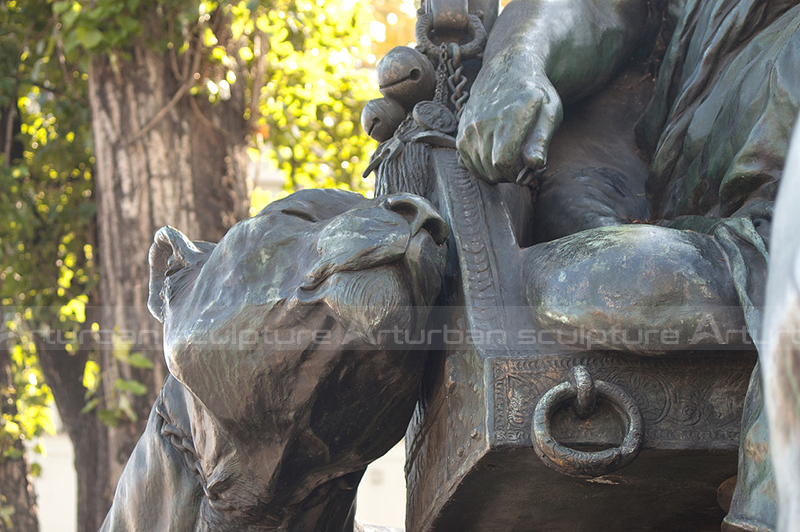 life size bronze lion statue