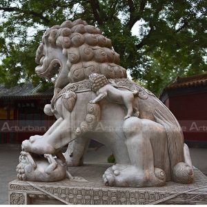 stone fu dog statues