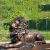 lion front door statues