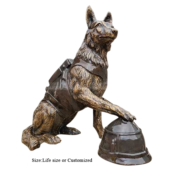 dog statues for graves