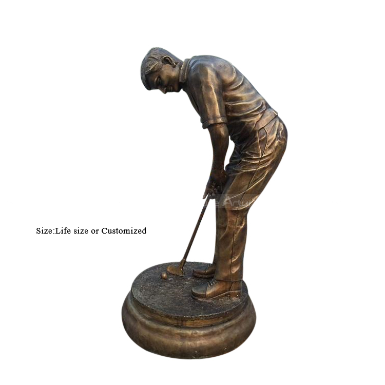 life size golf statues