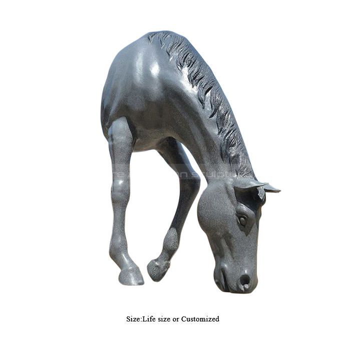 horse head bust sculpture
