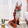 Geometric Fox Sculpture