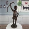 bronze cupid sculpture