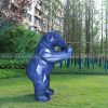 geometric bear sculpture