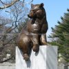 brown bear sculpture