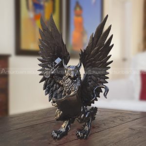 outdoor griffin statue