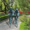 bronze cycling statue