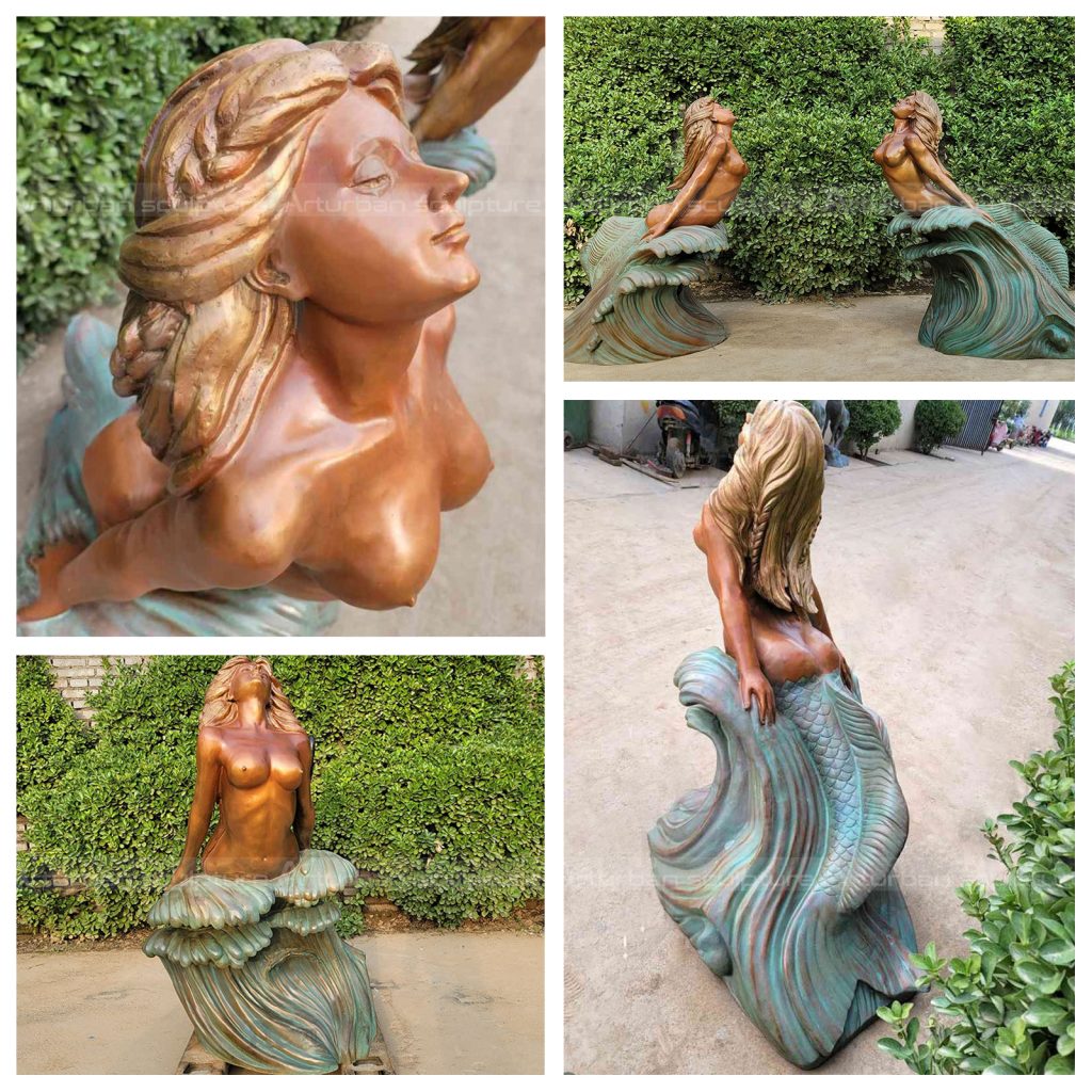lifesize mermaid statue