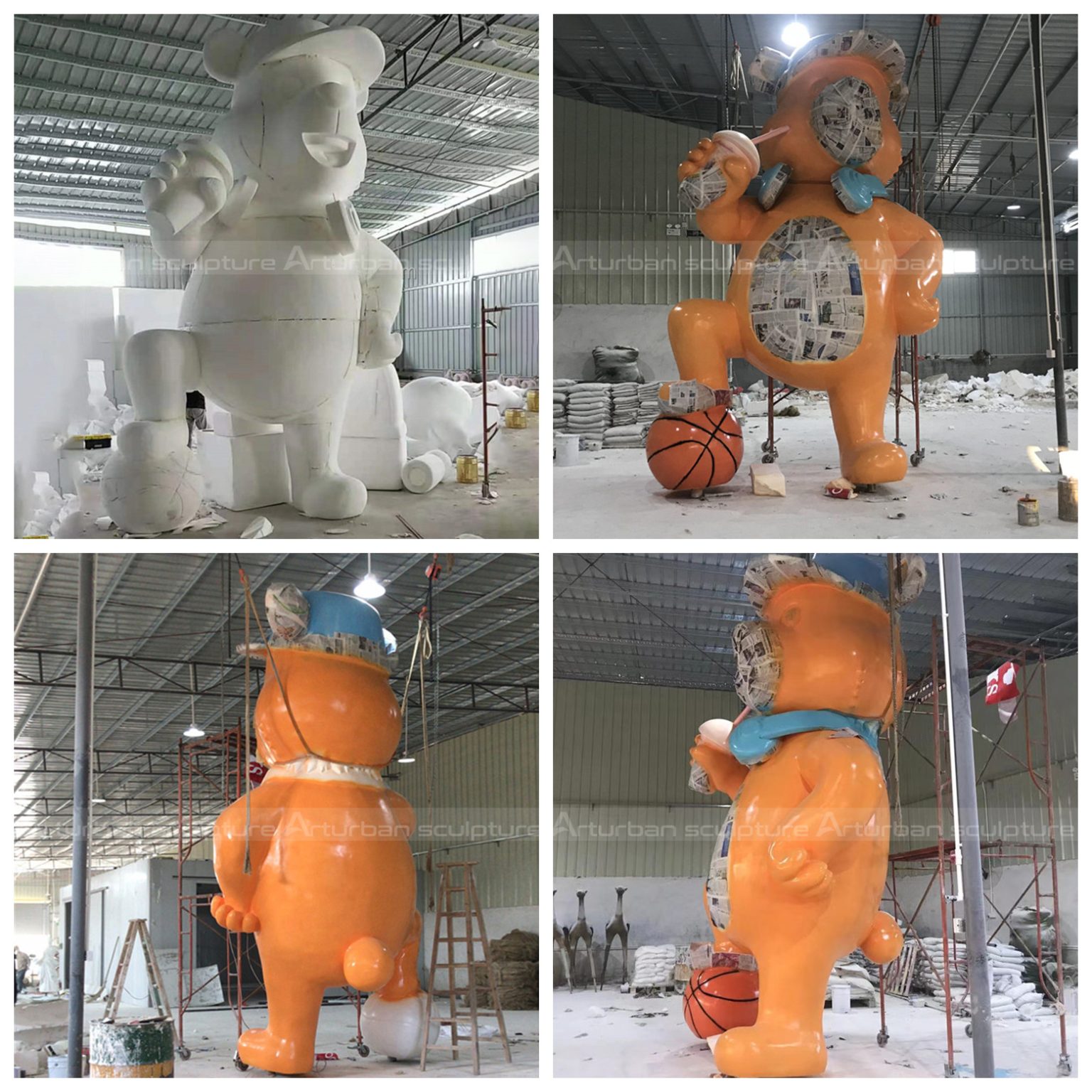 Fiberglass Bear Statue