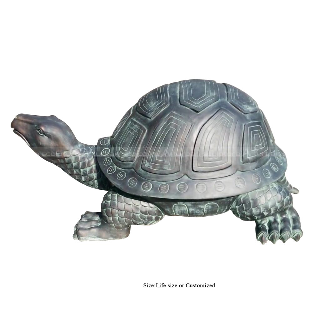 large turtle sculpture