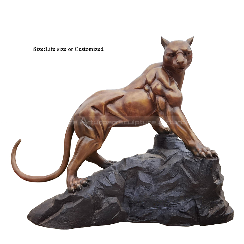 life size leopard statue