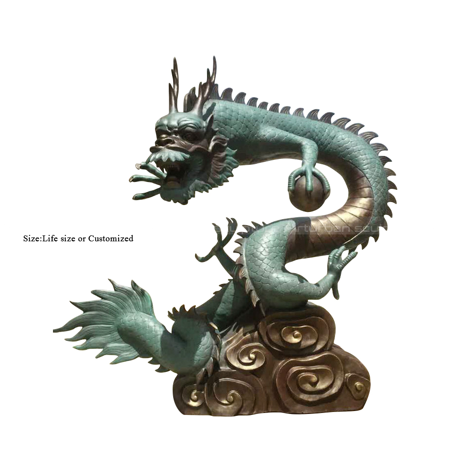 bronze dragon fountain