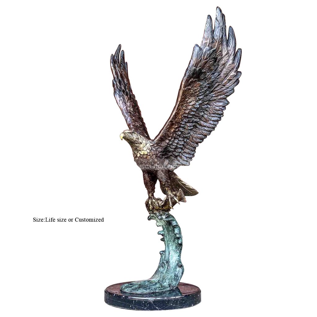 flying eagle sculpture