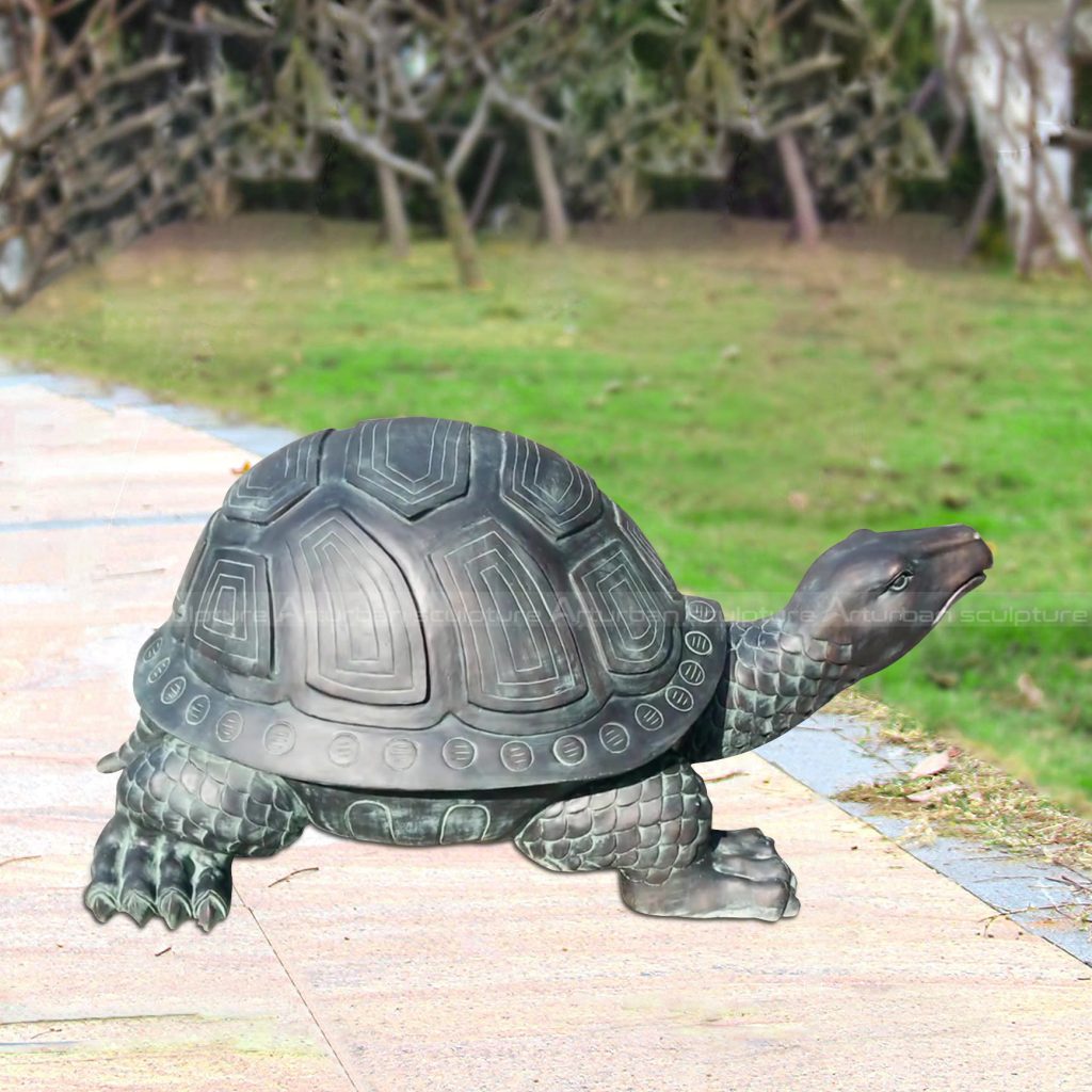 large turtle sculpture