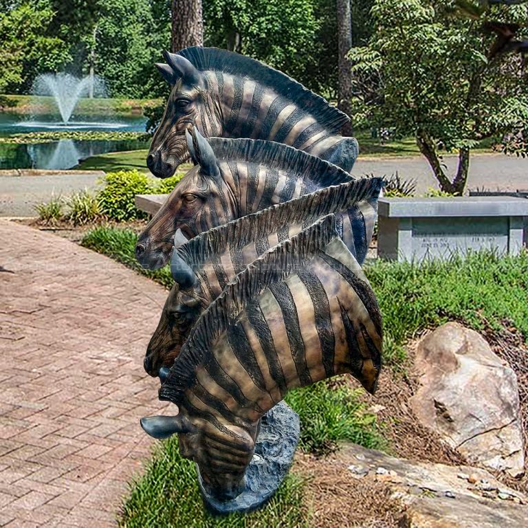 تمثال نصفي لحمار وحشي