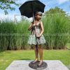 Girl with Umbrella Water Fountain