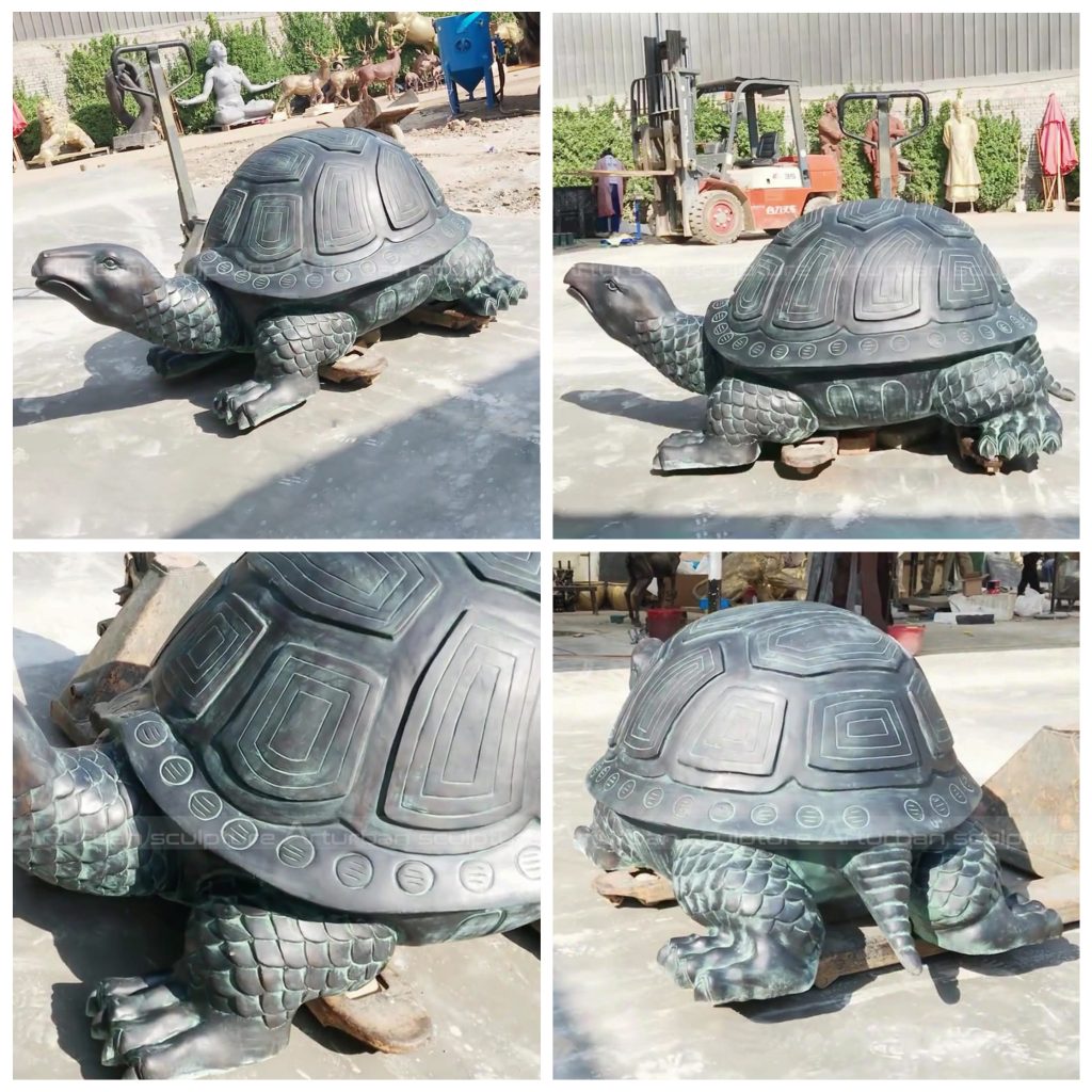 large turtle sculpture