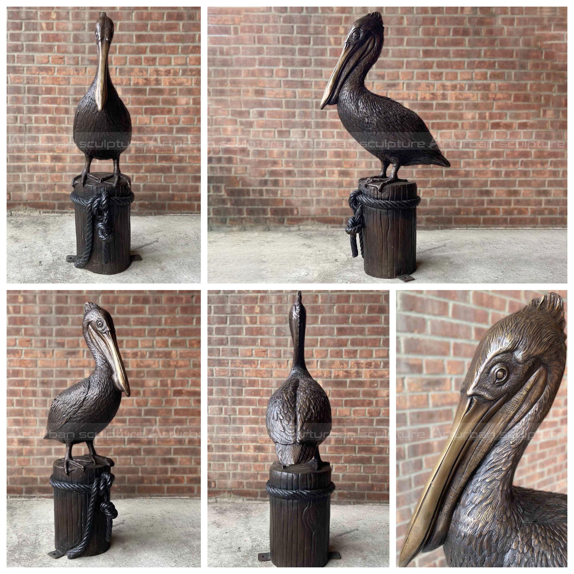 pelican statue for garden