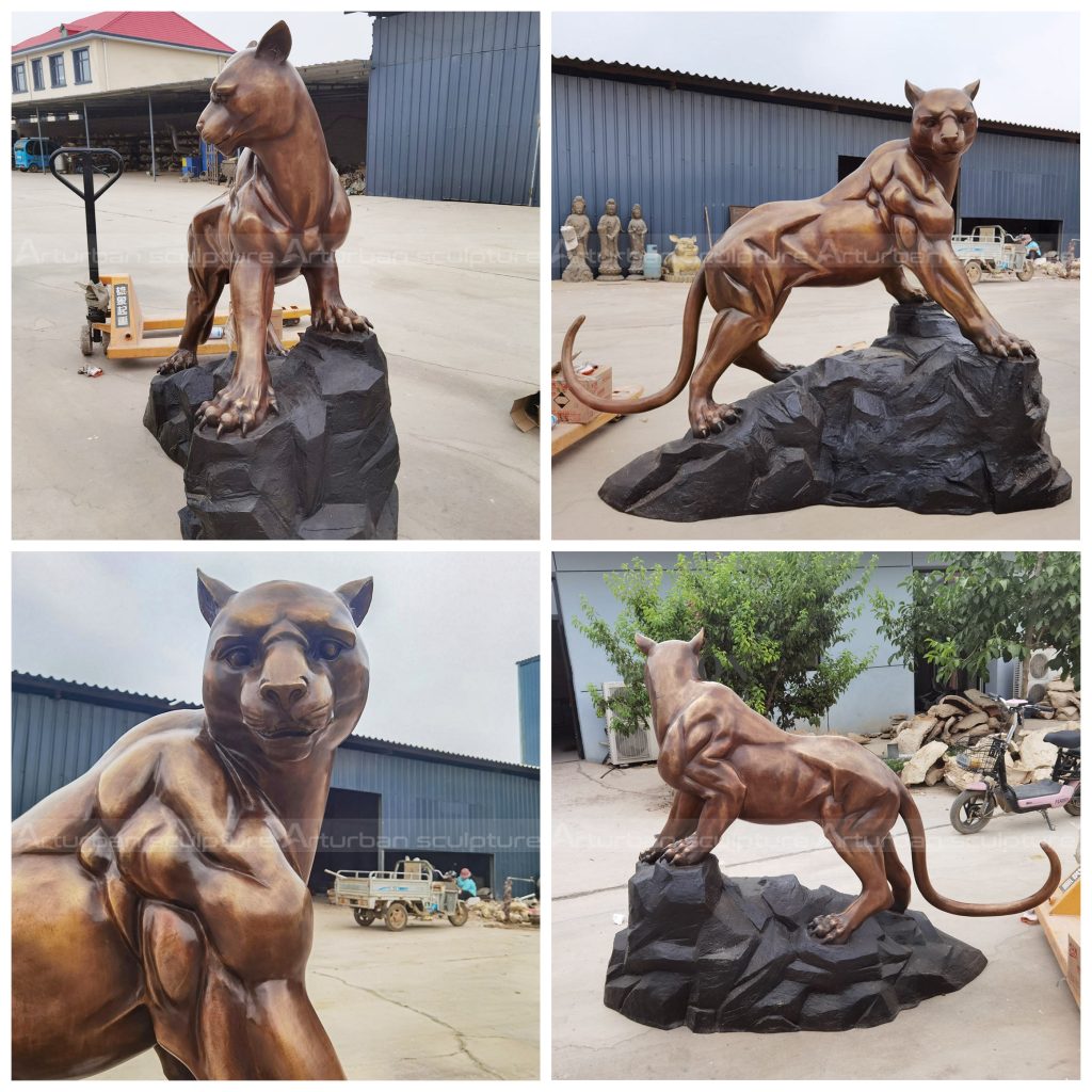 life size leopard statue