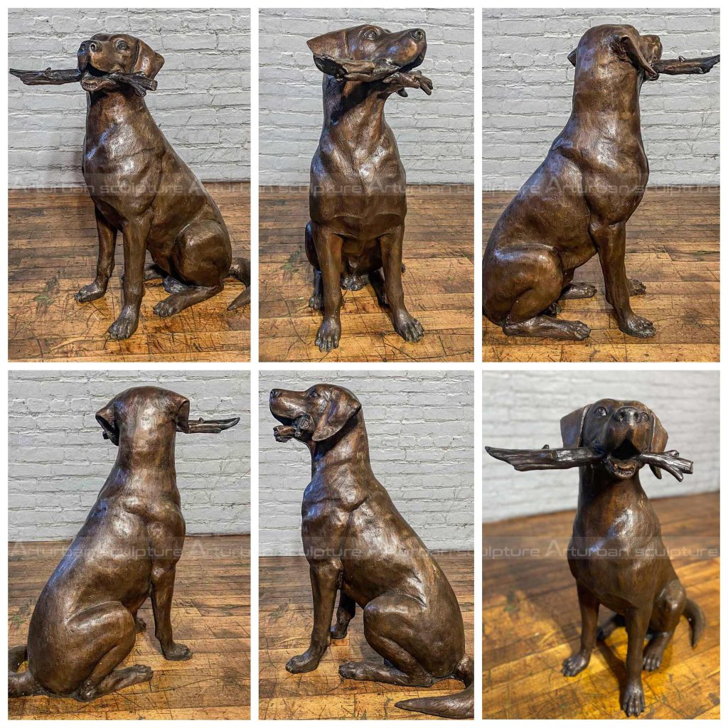 labrador garden sculpture