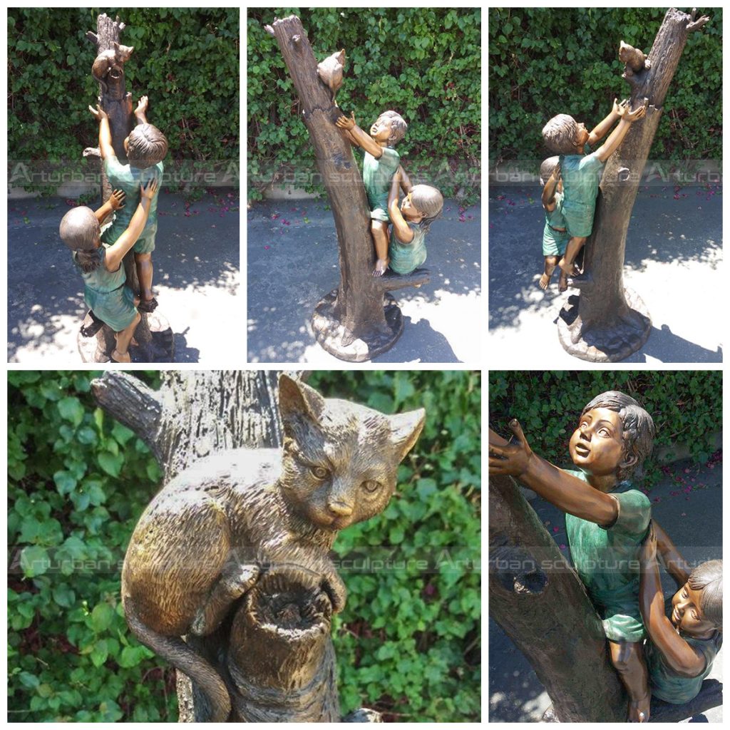 Bronze Children's Statues