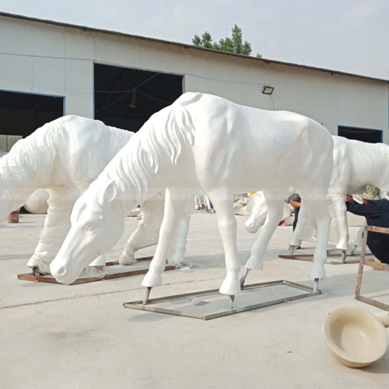 Life Size Fiberglass Horse for Sale