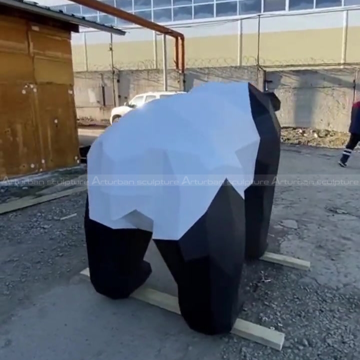 panda outdoor statue