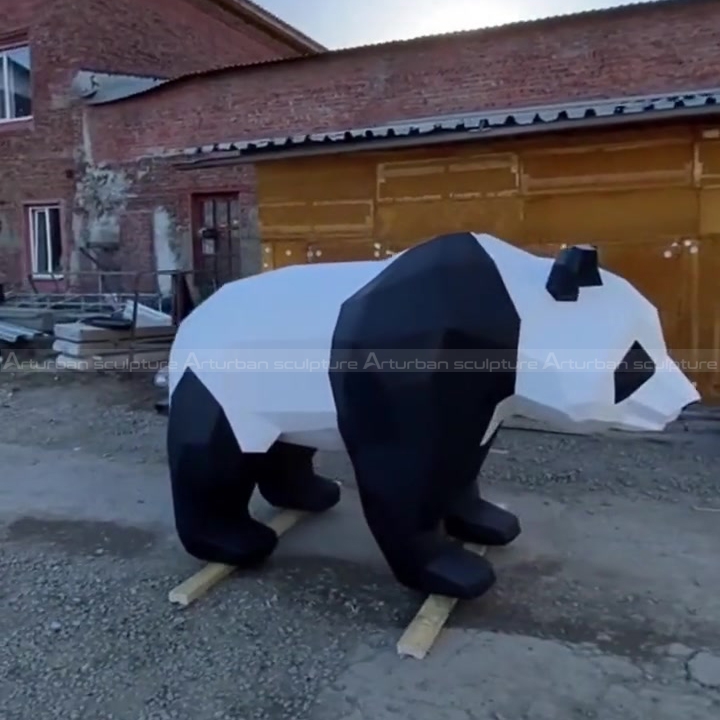 panda outdoor statue