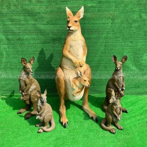 life size kangaroo statue