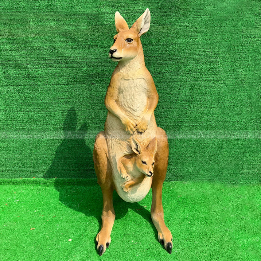 life size kangaroo statue