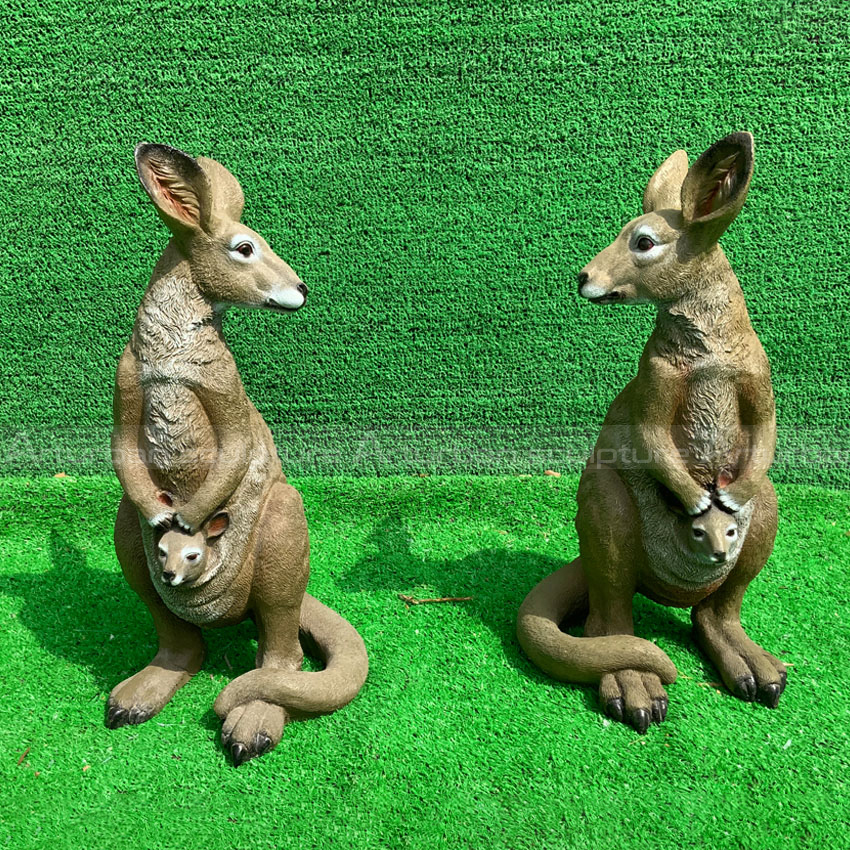 life size kangaroo statue