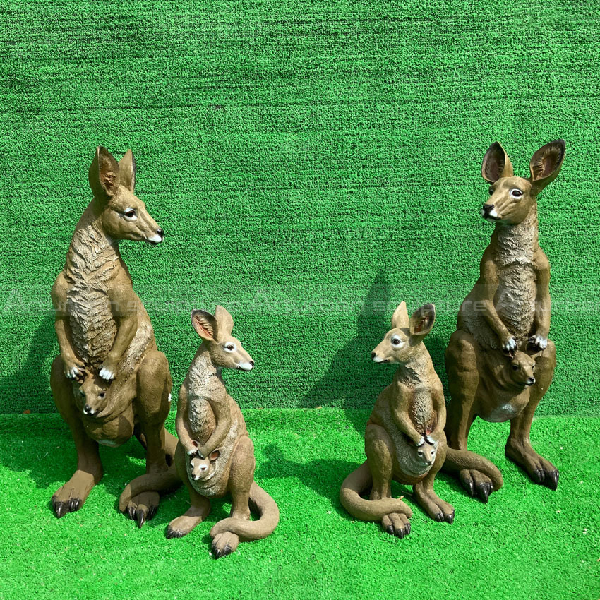 life size kangaroo statue