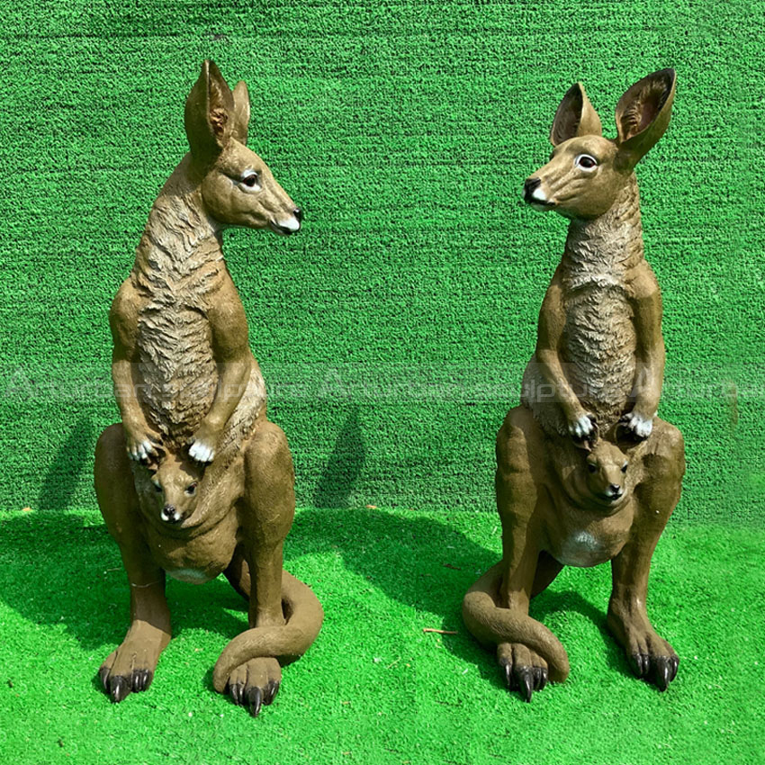 life size kangaroo statue