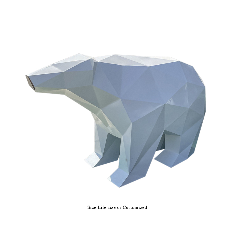 geometric polar bear