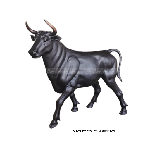 black bull statue