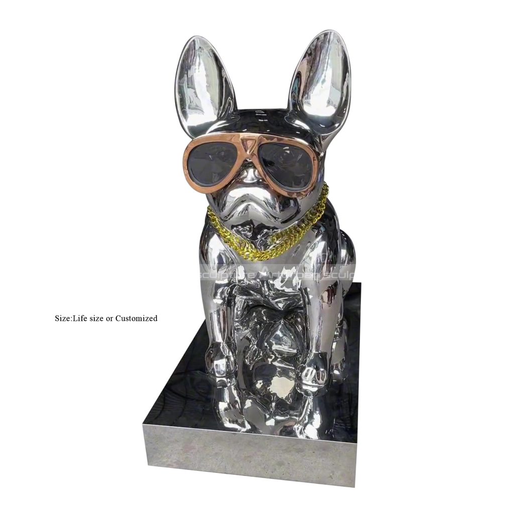 french bulldog sculpture art