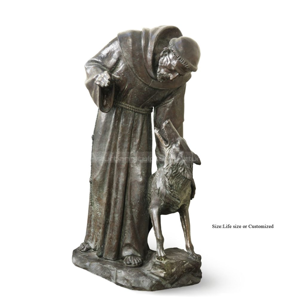 st francis of assisi outdoor statue