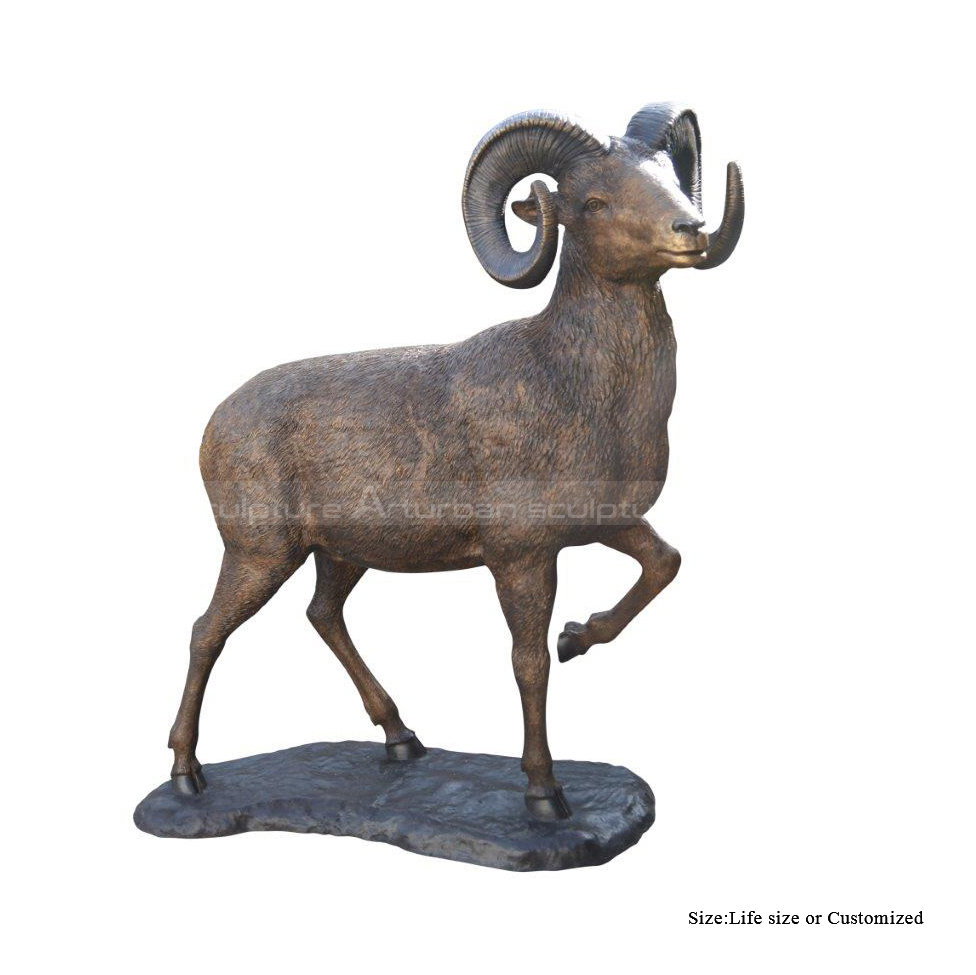 bronze bighorn sheep