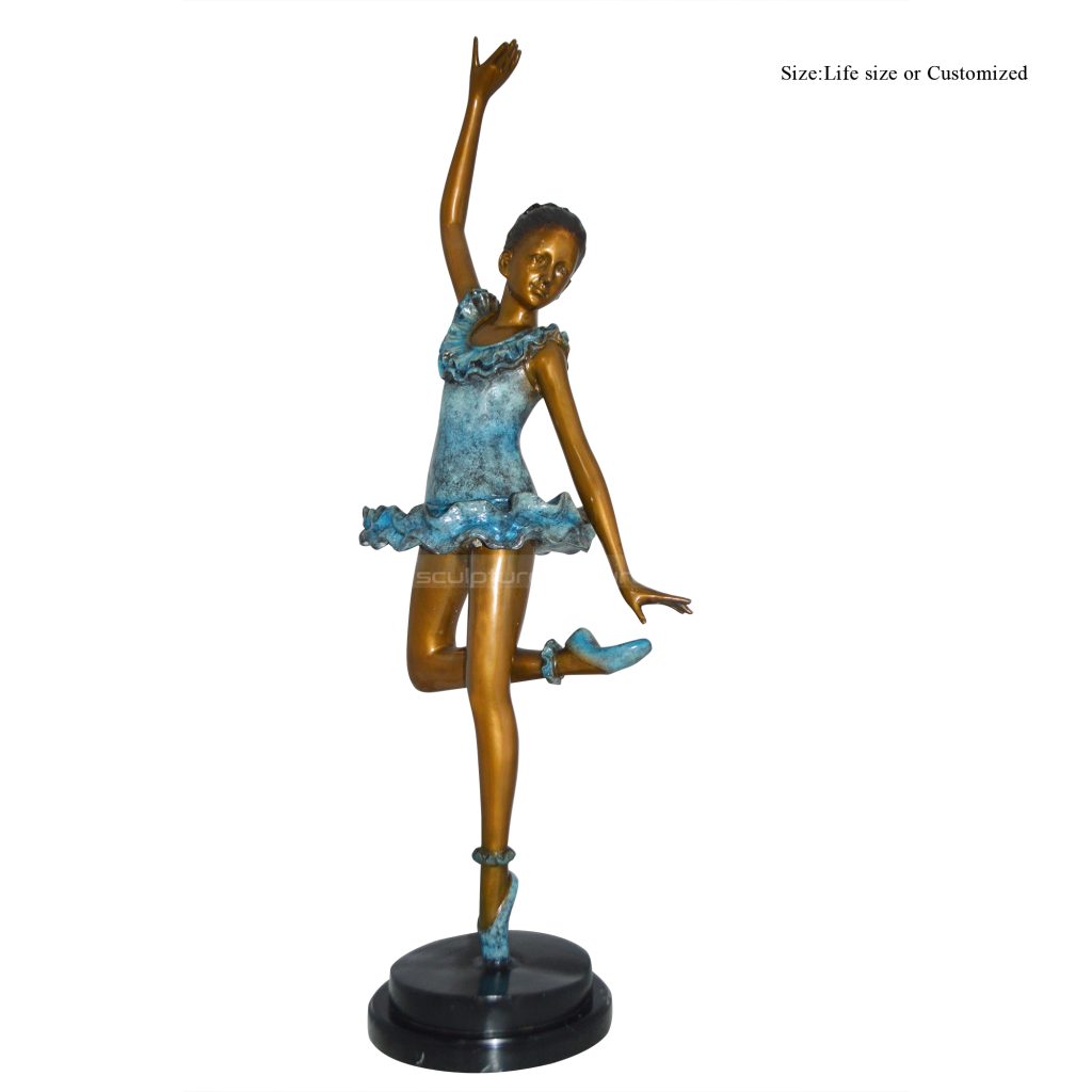 bronze ballet dancer sculpture