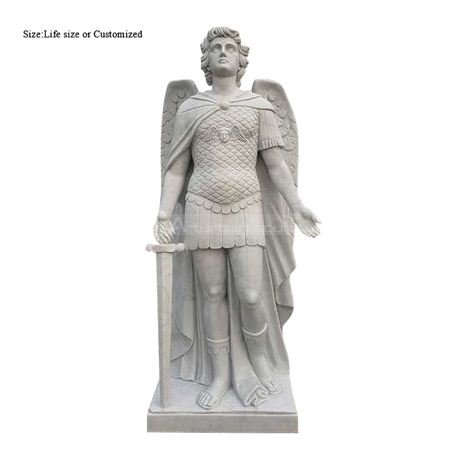 saint michael garden statue