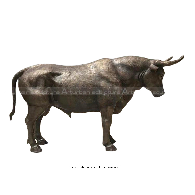 brass bull statue for sale