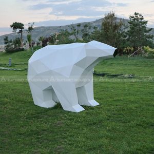 geometric polar bear